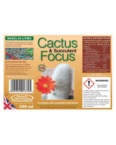 Cactus & Succulent Focus - Fertilser - Root Houseplants