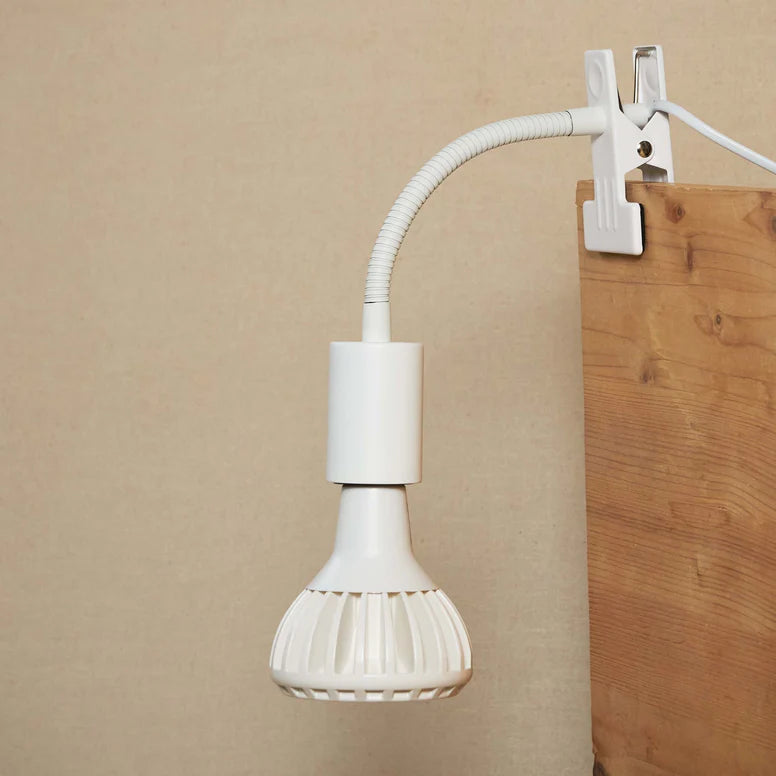 Stelo Gooseneck Clip-On Bulb Holder - Root Houseplants