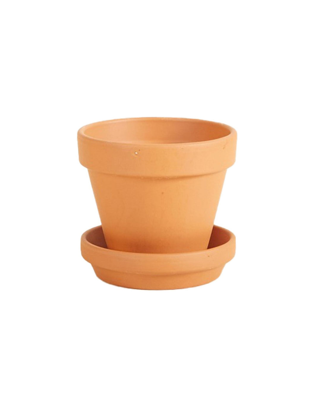 Terracotta Pot and Saucer Set for Mini Plants (ø 8cm) - Root Houseplants