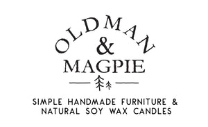 Old Man and Magpie Candles