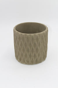 Diamond cement planter - Root Houseplants