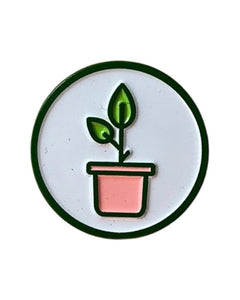 Root Houseplants Enamel Pin Badges