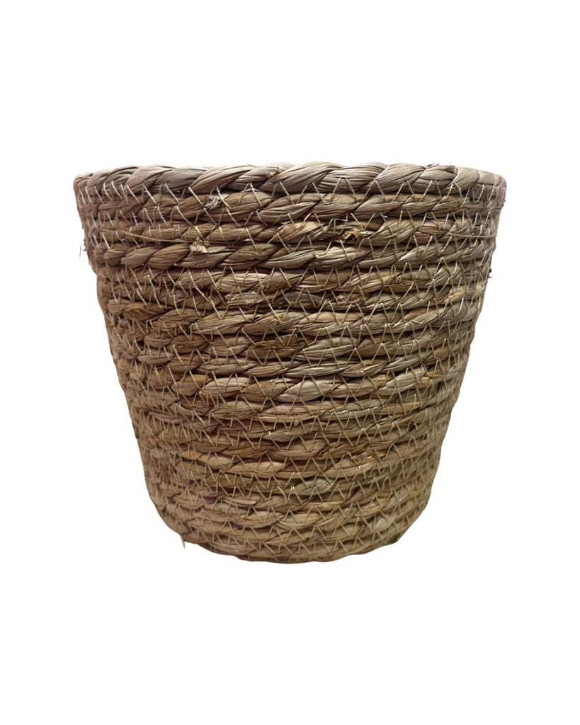 Natural Woven Lined Planter - Root Houseplants