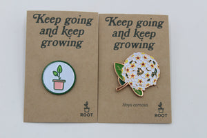 Root Houseplants Enamel Pin Badges - Root Houseplants