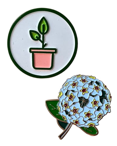 Root Houseplants Enamel Pin Badges - Root Houseplants